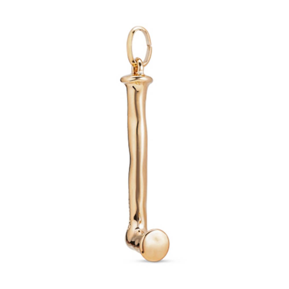 UNOde50 18K Gold - Plated Letter L Pendant - MococoUNOde50CHA0012ORO0000UCharms