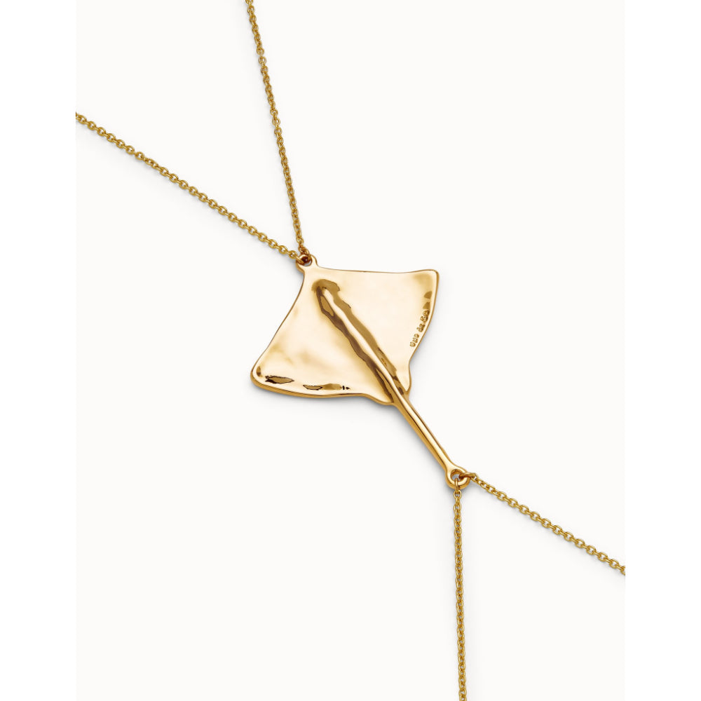 Unode50 18K Gold Plated Manta Ray Body Chain image 2