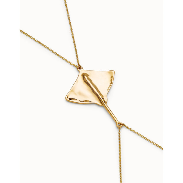 Unode50 18K Gold Plated Manta Ray Body Chain image 2