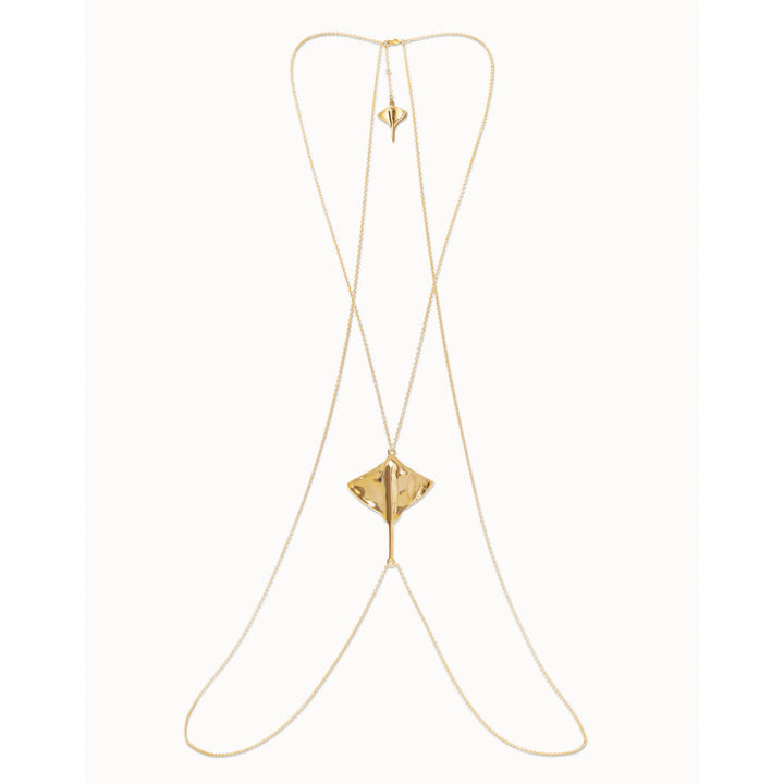 Unode50 18K Gold Plated Manta Ray Body Chain image