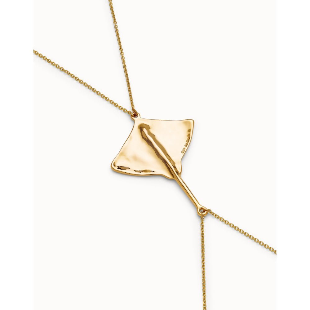 Unode50 18K Gold Plated Manta Ray Body Chain - MococoUNOde50COL1932-U-18KNecklaces