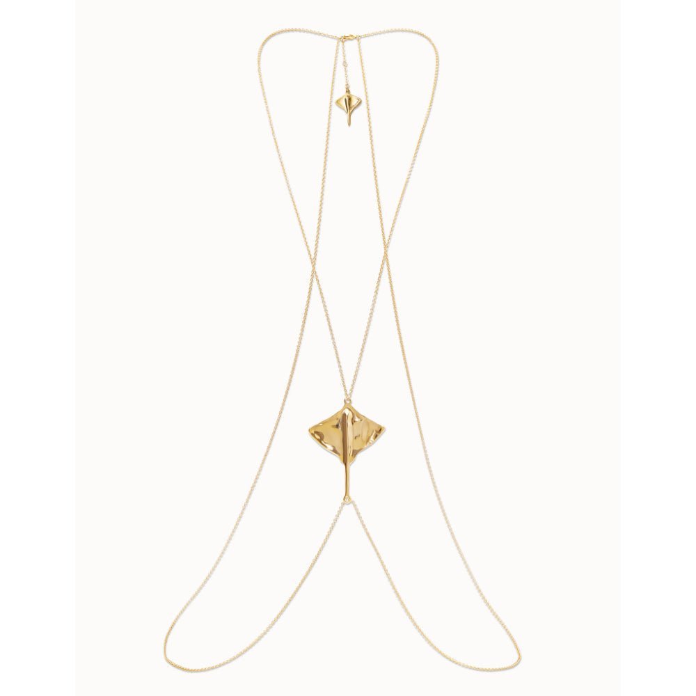 Unode50 18K Gold Plated Manta Ray Body Chain - MococoUNOde50COL1932-U-18KNecklaces