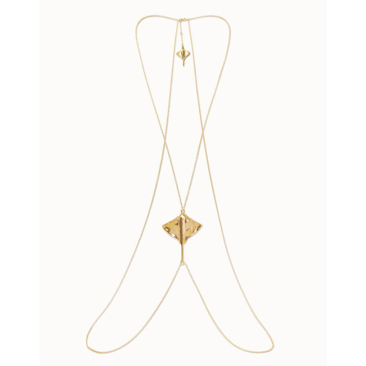 Unode50 18K Gold Plated Manta Ray Body Chain - MococoUNOde50COL1932-U-18KNecklaces