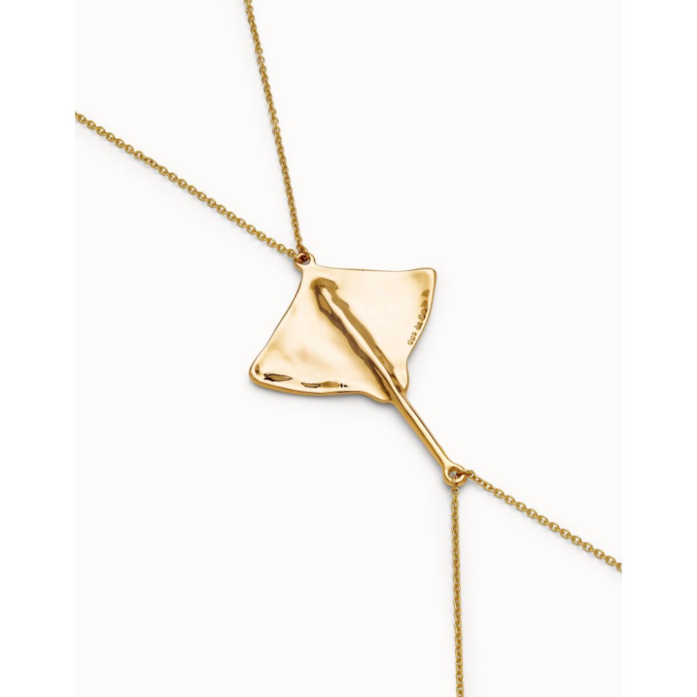 Unode50 18K Gold Plated Manta Ray Body Chain - MococoUNOde50COL1932-U-18KNecklace