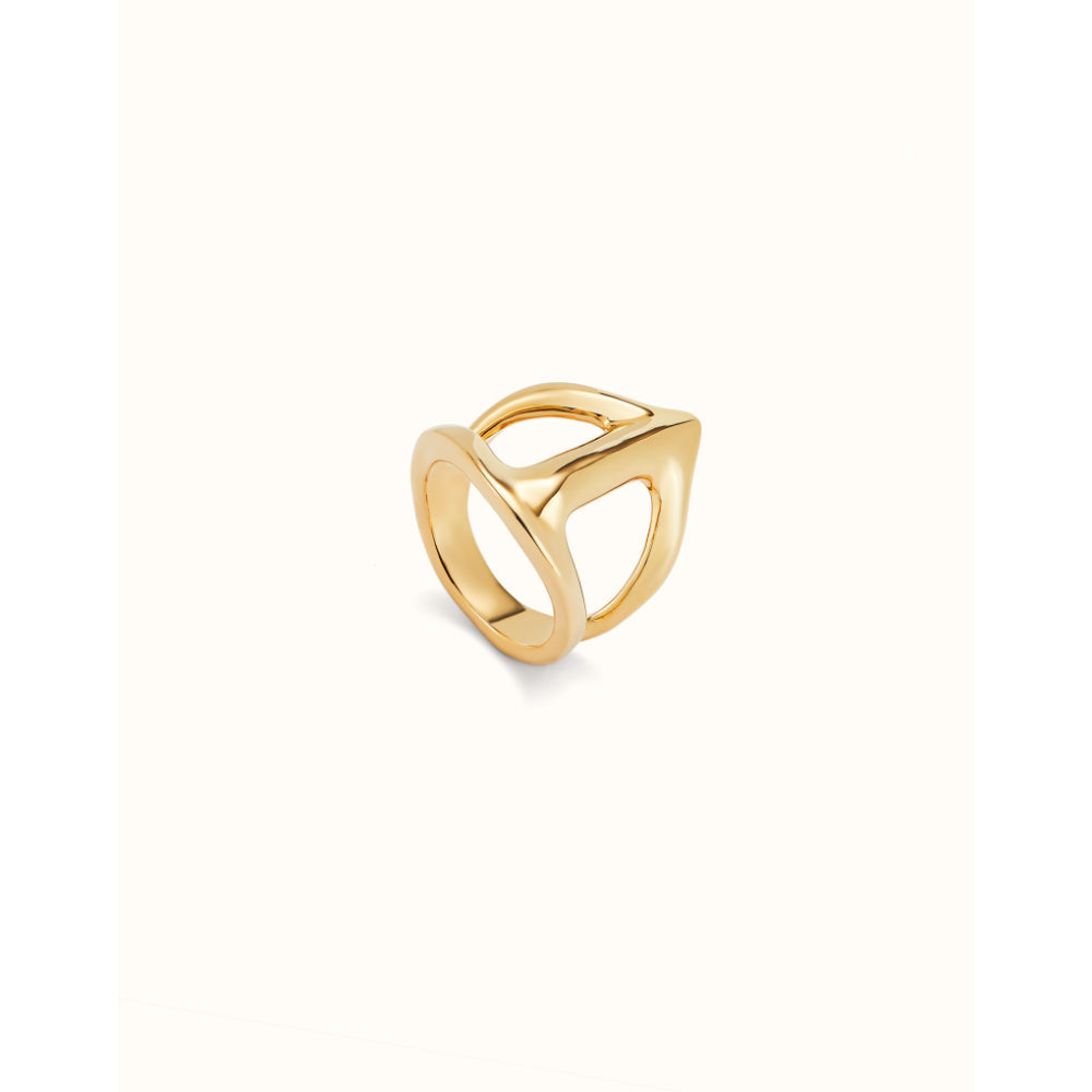 Unode50 18K Gold Plated Manta Ray - Shaped Ring image 3