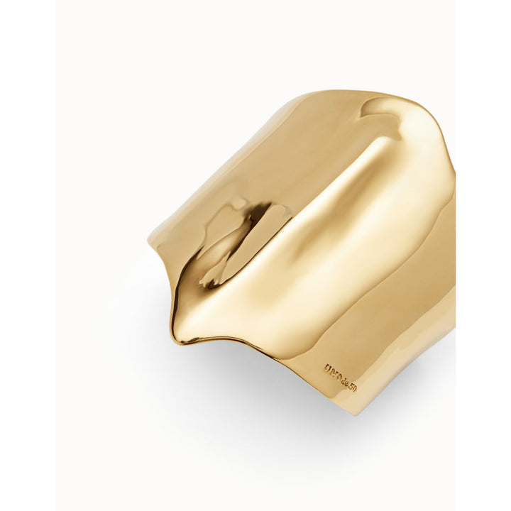 Unode50 18K Gold Plated Manta Ray Structure Bangle Bracelet image 4