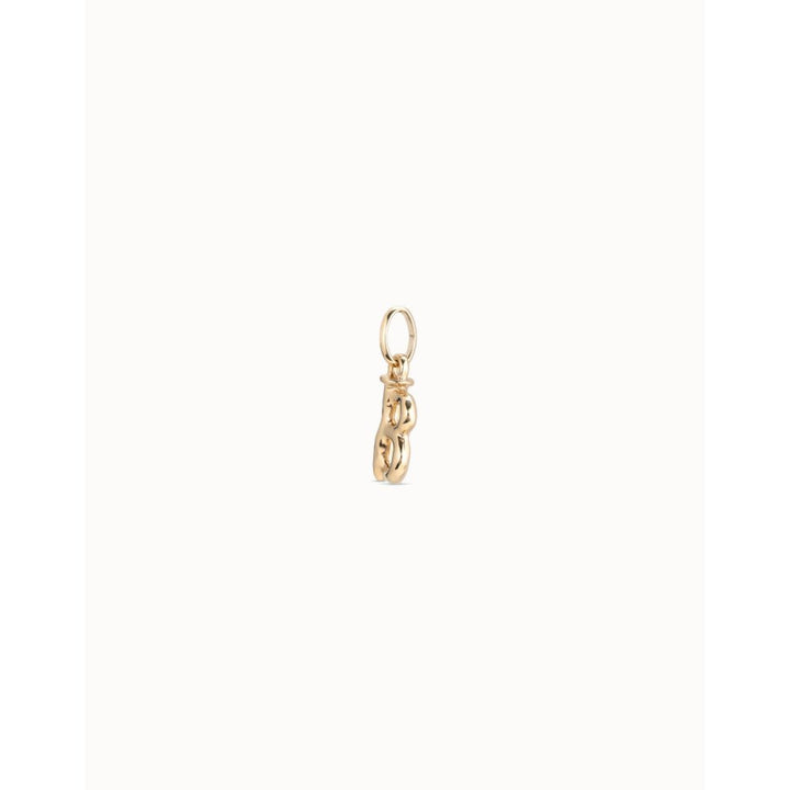 Unode50 18K Gold Plated Medium B Initial Charm - MococoUNOde50CHA0028-18KCharms