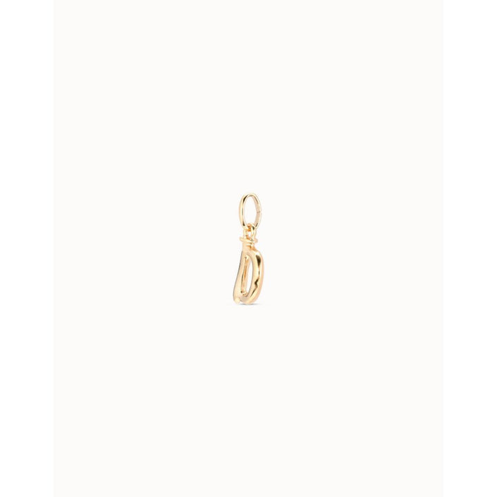 Unode50 18K Gold Plated Medium D Initial Charm - MococoUNOde50CHA0030-18KCharms