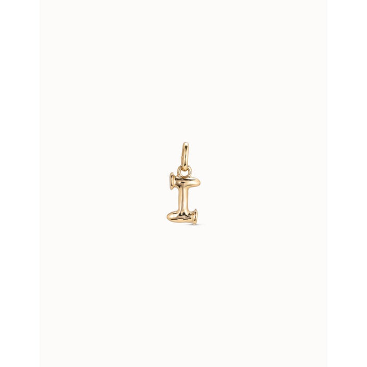 Unode50 18K Gold Plated Medium I Initial Charm - MococoUNOde50CHA0035-18KCharms and Links