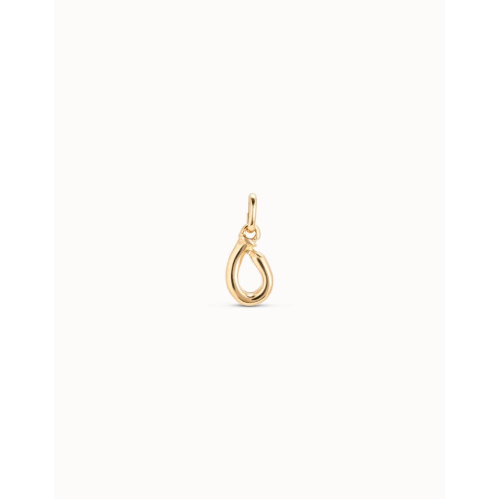 Unode50 18K Gold Plated Medium O Initial Charm - MococoUNOde50CHA0041-18KCharms