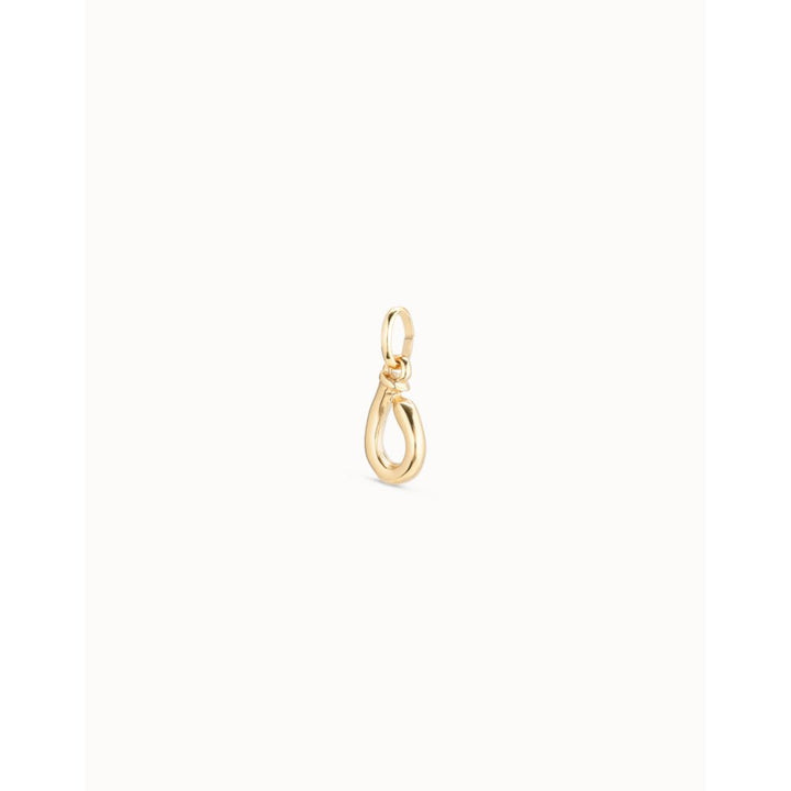 Unode50 18K Gold Plated Medium O Initial Charm - MococoUNOde50CHA0041-18KCharms and Links