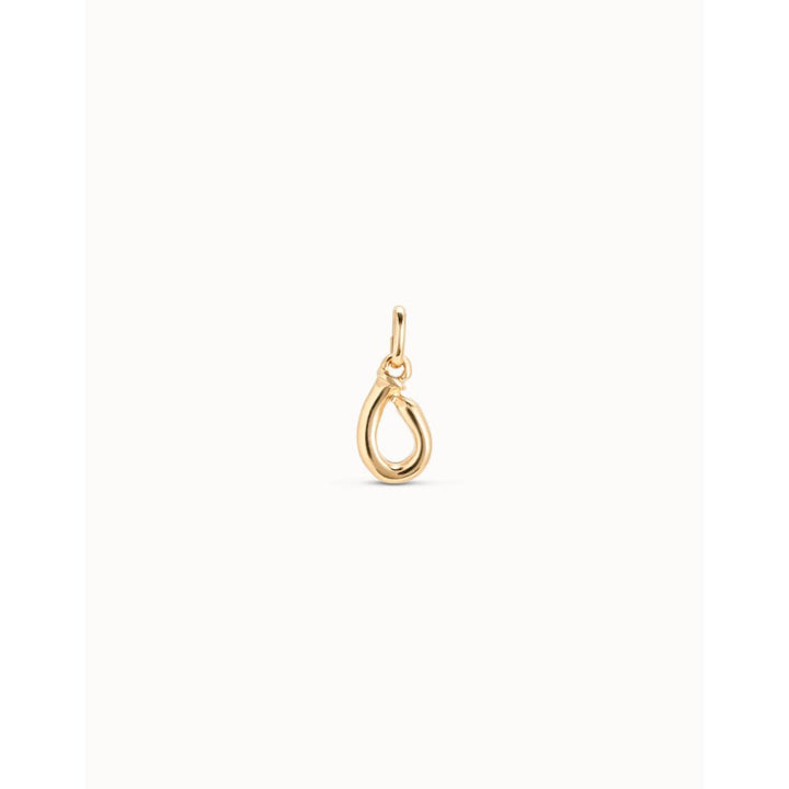 Unode50 18K Gold Plated Medium O Initial Charm - MococoUNOde50CHA0041-18KCharms and Links