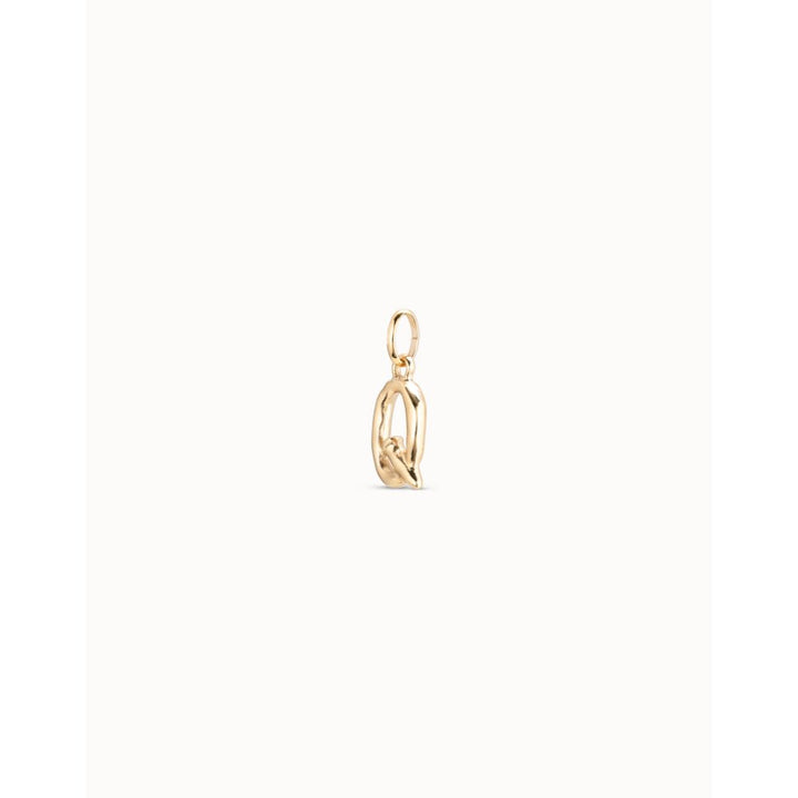 Unode50 18K Gold Plated Medium Q Initial Charm - MococoUNOde50CHA0043-18KCharms and Links