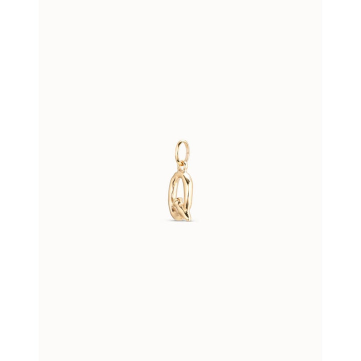 Unode50 18K Gold Plated Medium Q Initial Charm - MococoUNOde50CHA0043-18KCharms
