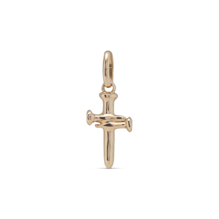 UNOde50 18K Gold - Plated Medium Sized Cross Charm - MococoUNOde50CHA0145ORO0000UCharms