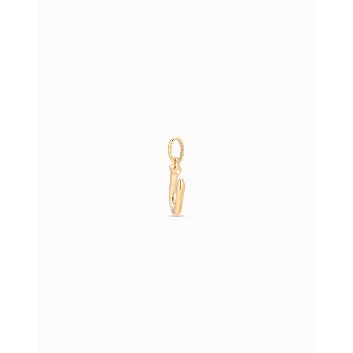 Unode50 18K Gold Plated Medium U Initial Charm - MococoUNOde50CHA0047-18KCharms and Links