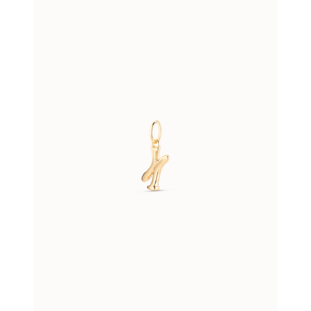 Unode50 18K Gold Plated Medium X Initial Charm - MococoUNOde50CHA0050-18KCharms and Links