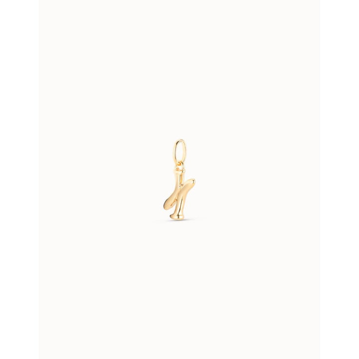 Unode50 18K Gold Plated Medium X Initial Charm - MococoUNOde50CHA0050-18KCharms