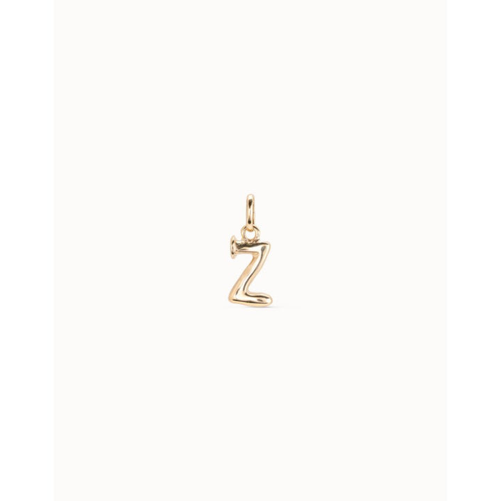 Unode50 18K Gold Plated Medium Z Initial Charm - MococoUNOde50CHA0052-18KCharms