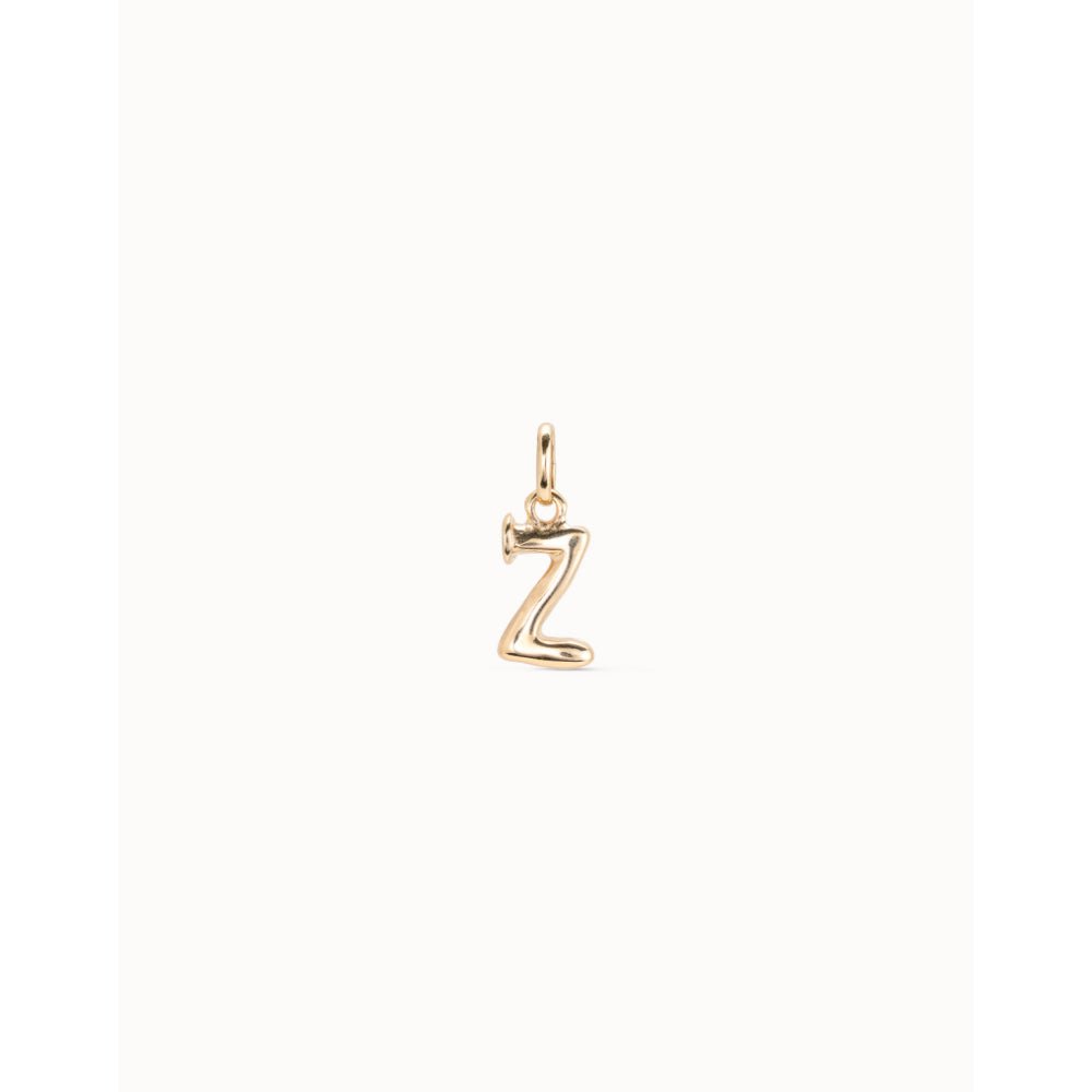 Unode50 18K Gold Plated Medium Z Initial Charm - MococoUNOde50CHA0052-18KCharms and Links