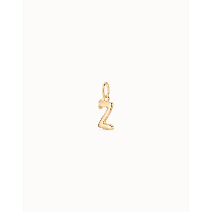 Unode50 18K Gold Plated Medium Z Initial Charm - MococoUNOde50CHA0052-18KCharms and Links