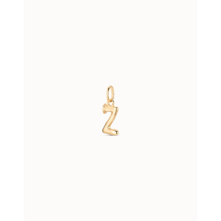 Unode50 18K Gold Plated Medium Z Initial Charm - MococoUNOde50CHA0052-18KCharms