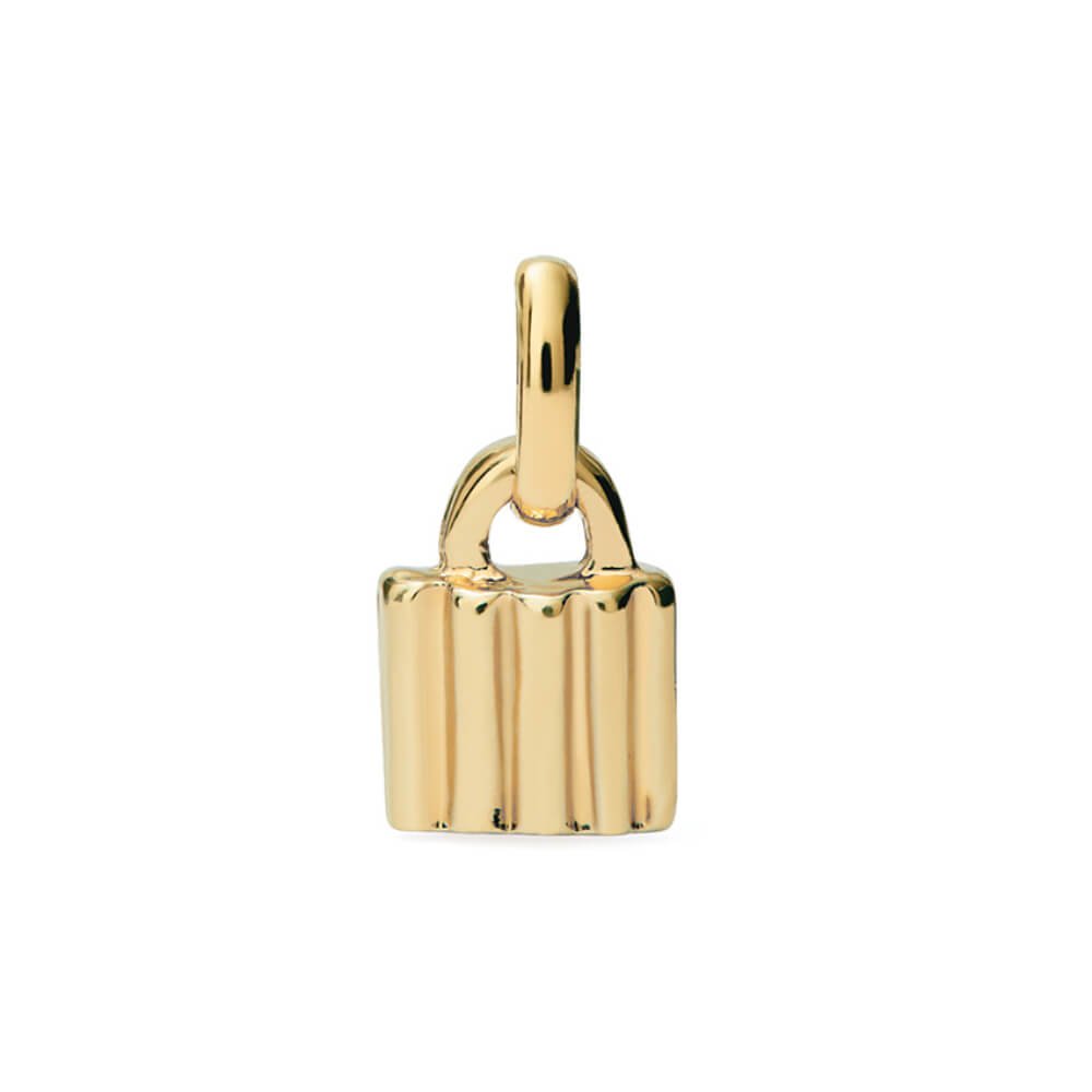 UNOde50 18K Gold - Plated Padlock - Shaped Charm - MococoUNOde50CHA0260ORO0000UCharms