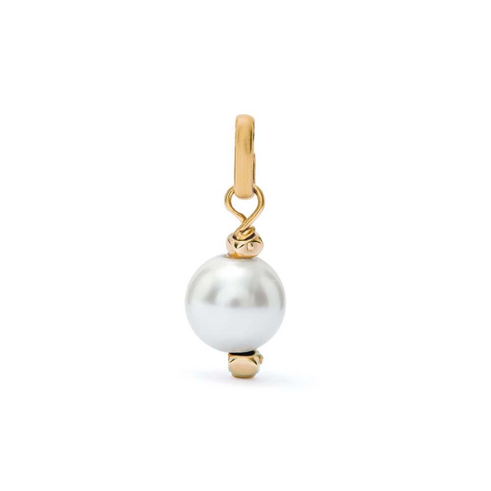 UNOde50 18K Gold Plated Pearl Charm - MococoUNOde50CHA0266ORO0000UCharms