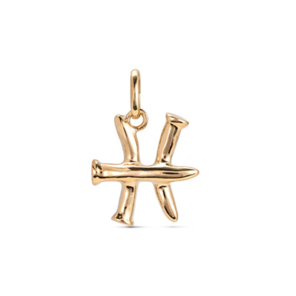 UNOde50 18K Gold - Plated Pisces Shaped Charm - MococoUNOde50CHA0207OROPIS0UCharms