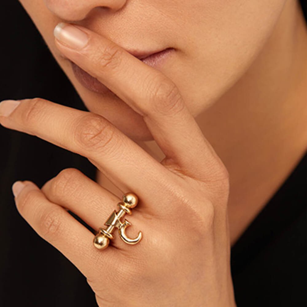 UNOde50 18K Gold - Plated Ring - ANI0642 - MococoUNOde50ANI0642ORO00009Rings