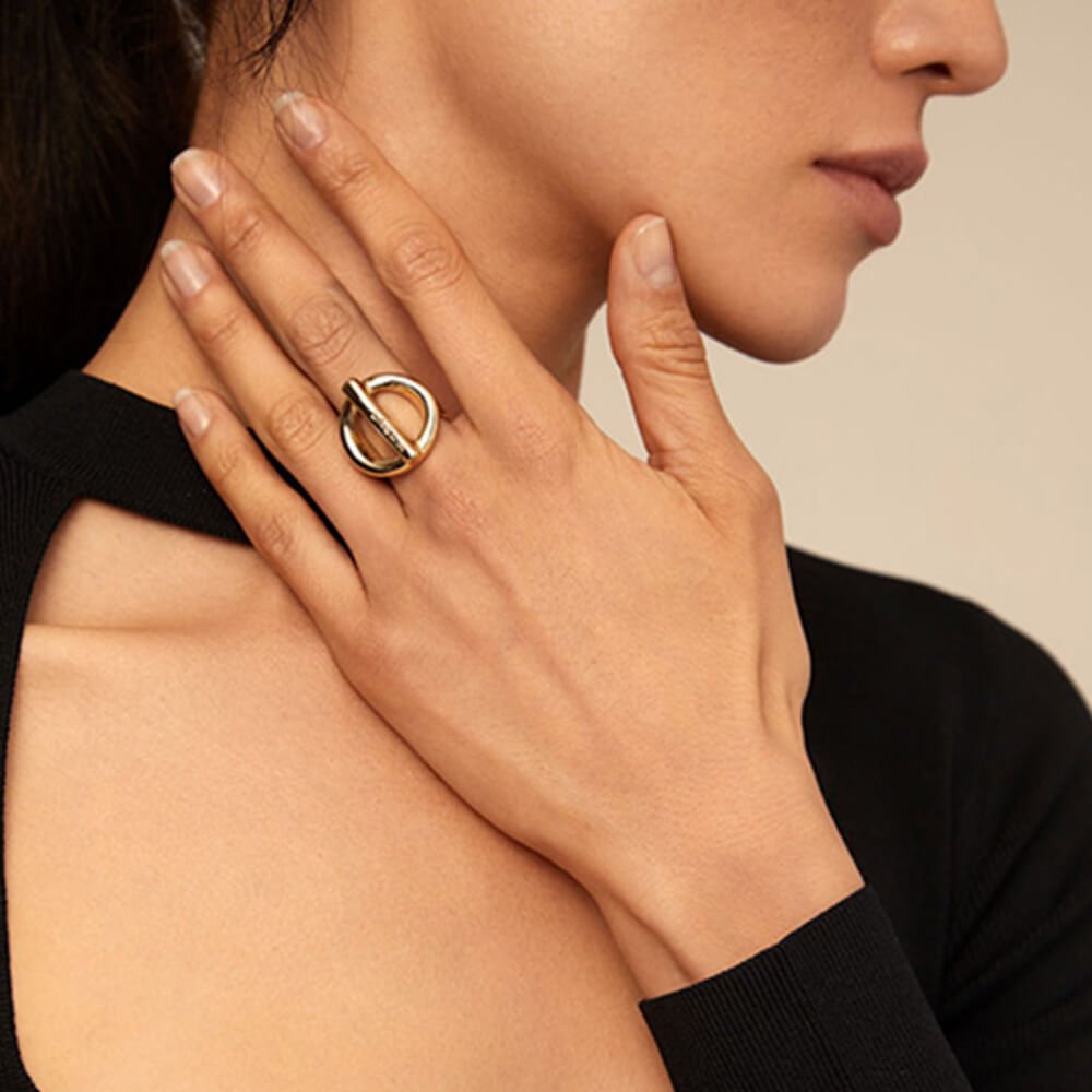 UNOde50 18K Gold - Plated Ring - MococoUNOde50ANI0626ORO00009Rings
