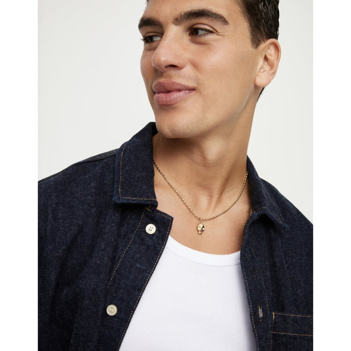 Unode50 18K Gold Plated Skull Shaped Charm - CHA0300 - MococoUNOde50CHA0300-18KCharms and Links