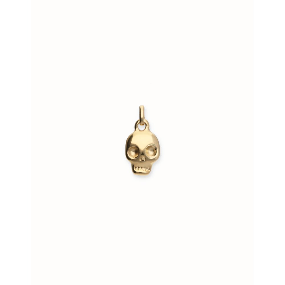 Unode50 18K Gold Plated Skull Shaped Charm - CHA0300 - MococoUNOde50CHA0300-18KCharms