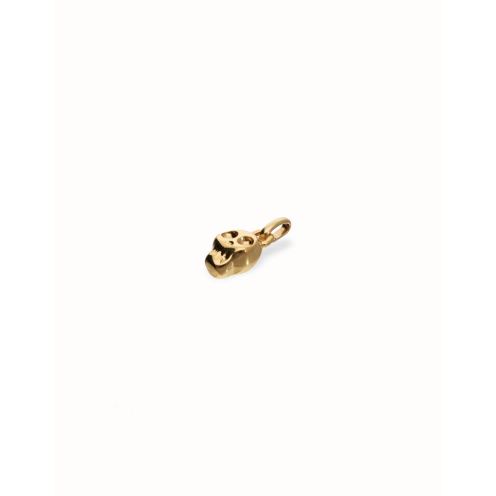 Unode50 18K Gold Plated Skull Shaped Charm - MococoUNOde50CHA0299-18KCharms and Links