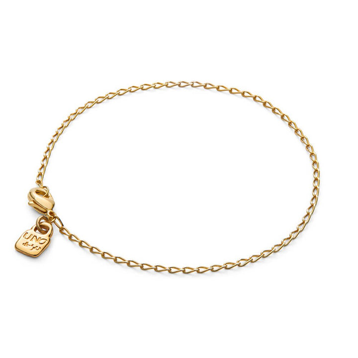 UNOde50 18K Gold - Plated Small Charm Link Bracelet - MococoUNOde50PUL2501ORO0000MBracelets