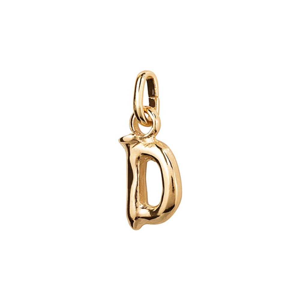 UNOde50 18K Gold - Plated Small Letter D Charm - MococoUNOde50CHA0276ORO0000UCharms