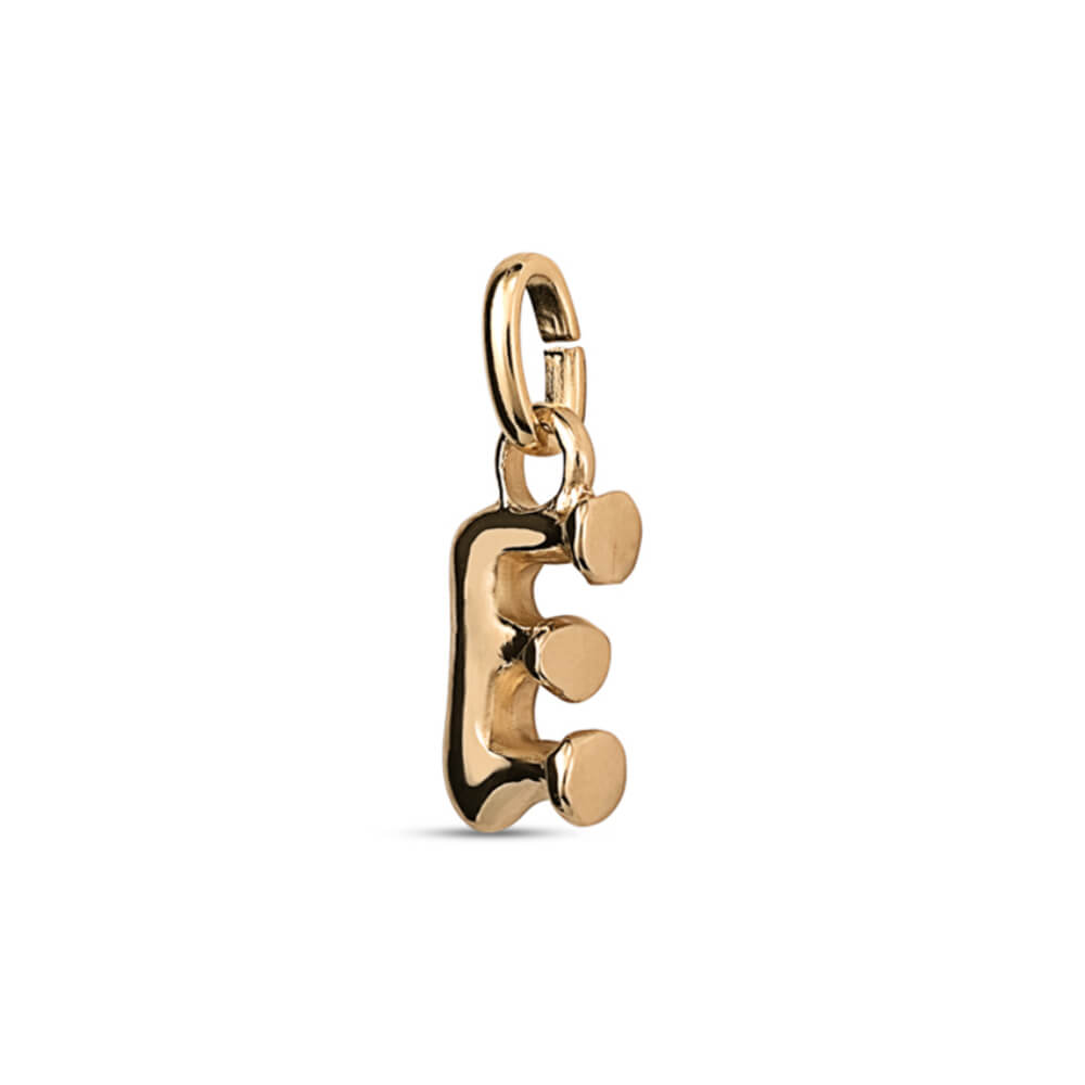 UNOde50 18K Gold - Plated Small Letter E Charm - MococoUNOde50CHA0277ORO0000UCharms