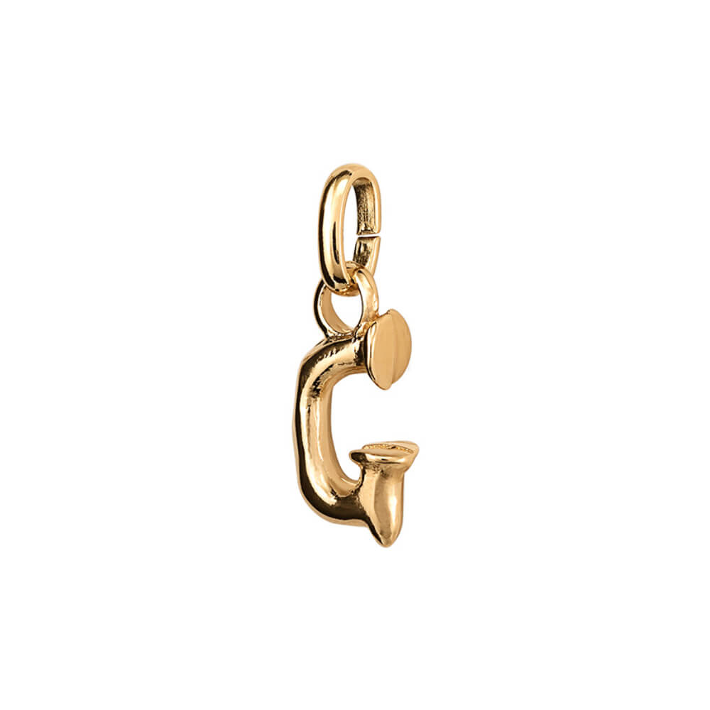 UNOde50 18K Gold - Plated Small Letter G Charm - MococoUNOde50CHA0279ORO0000UCharms