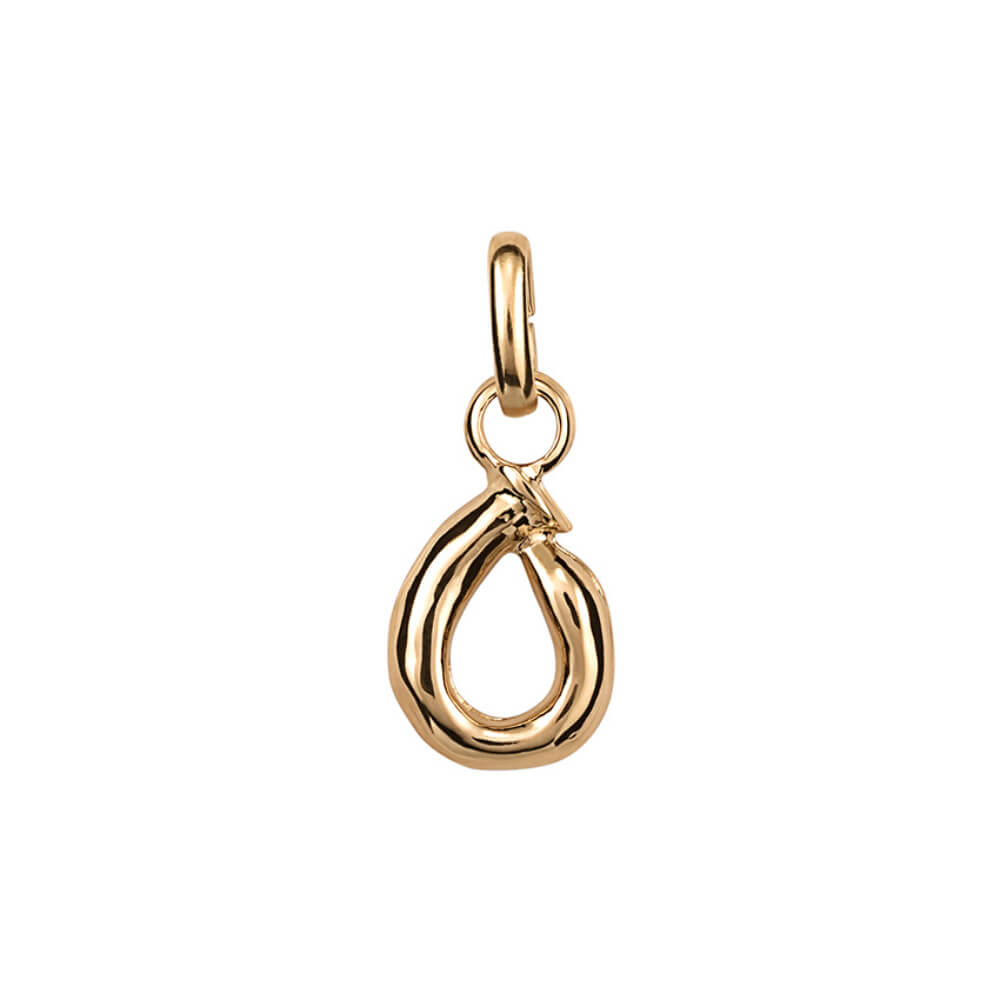 UNOde50 18K Gold - Plated Small Letter O Charm - MococoUNOde50CHA0287ORO0000UCharms