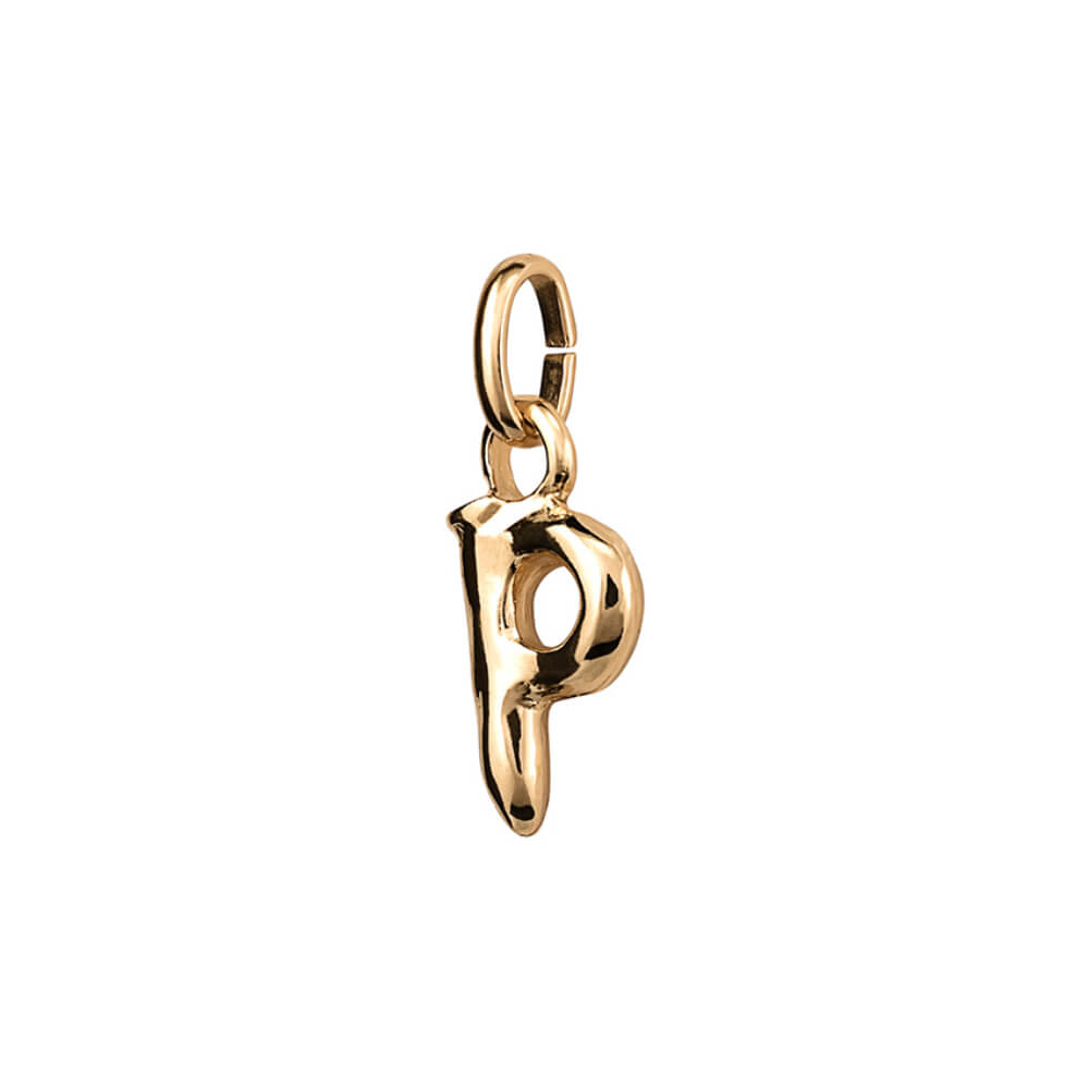UNOde50 18K Gold - Plated Small Letter P Charm - MococoUNOde50CHA0288ORO0000UCharms