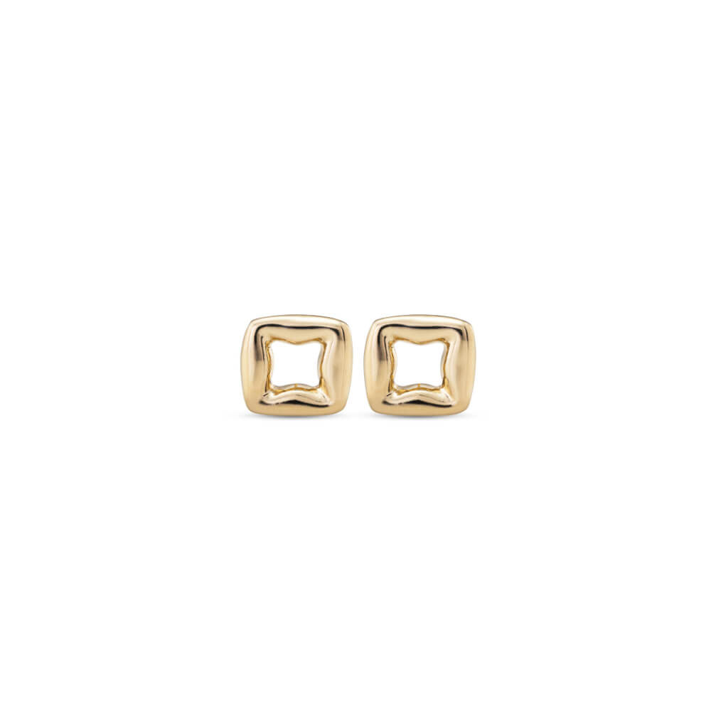 UNOde50 18K Gold - Plated Small Link Shaped Earrings - MococoUNOde50PEN0844ORO0000UEarrings