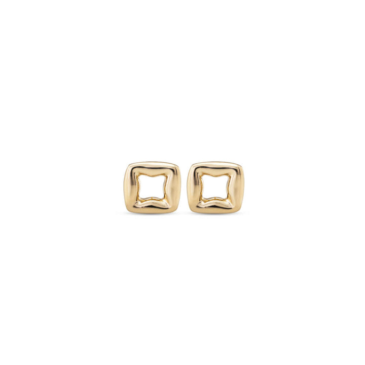 UNOde50 18K Gold - Plated Small Link Shaped Earrings - MococoUNOde50PEN0844ORO0000UEarrings