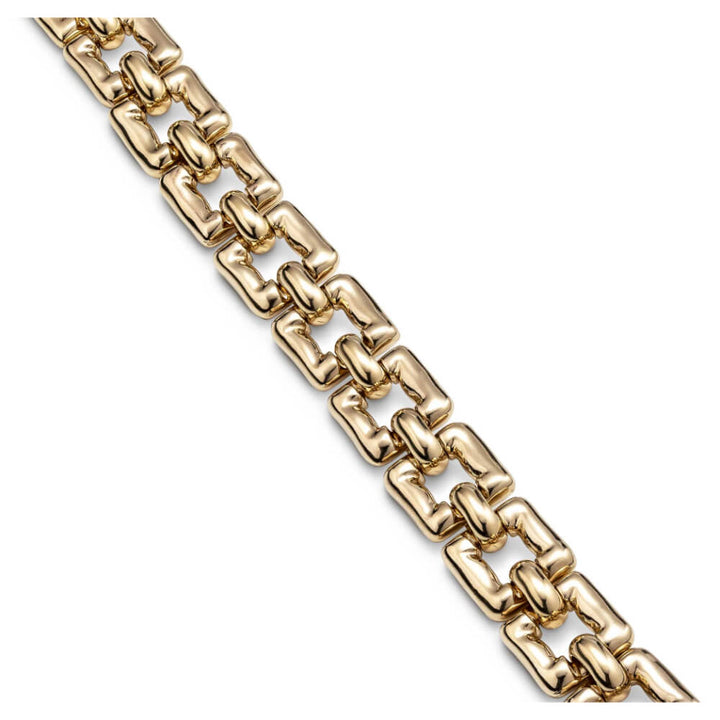UNOde50 18K Gold - Plated Square Link Bracelet - MococoUNOde50PUL2241ORO0000MBracelets