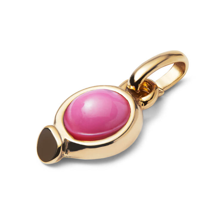 UNOde50 18K Gold - Plated Stone/Pearl Charm - MococoUNOde50Charms