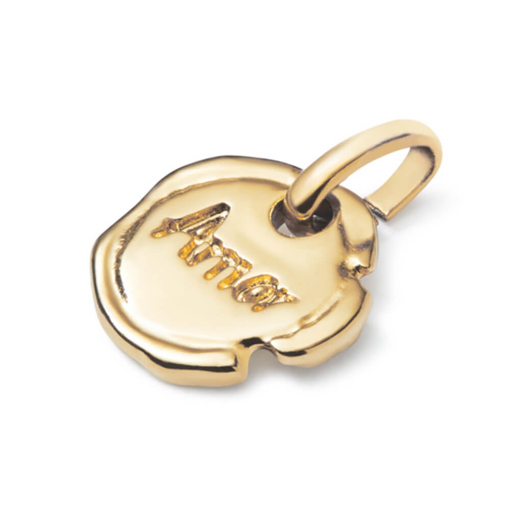 UNOde50 18K Gold - Plated The Word "Love" Charm - MococoUNOde50CHA0250ORO0000UCharms