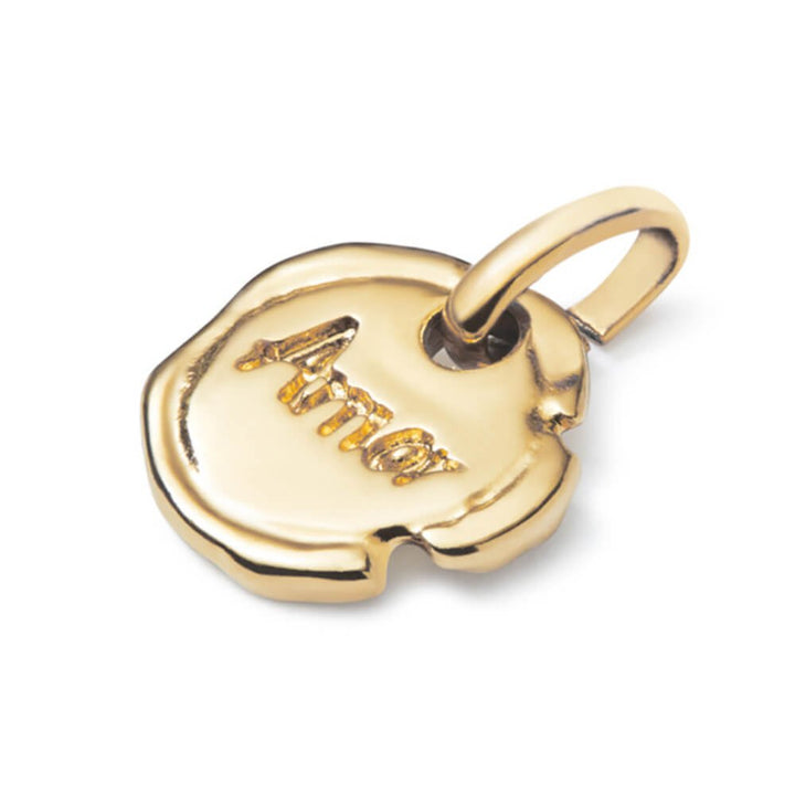 UNOde50 18K Gold - Plated The Word "Love" Charm - MococoUNOde50CHA0250ORO0000UCharms