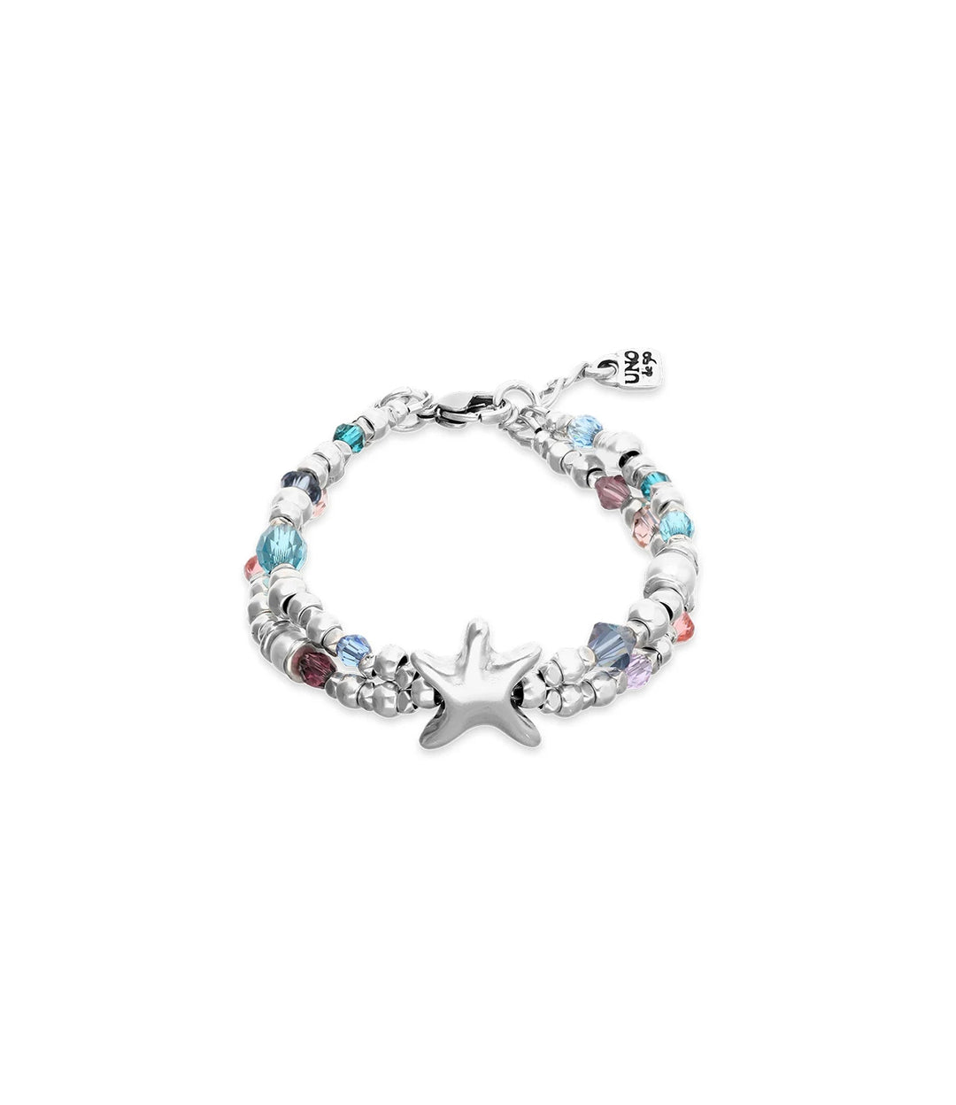 UNOde50 Bracelet Prisma Elastic Bracelet with Crystals and Starfish - MococoUNOde50PUL2658MCLMTL0MBracelets