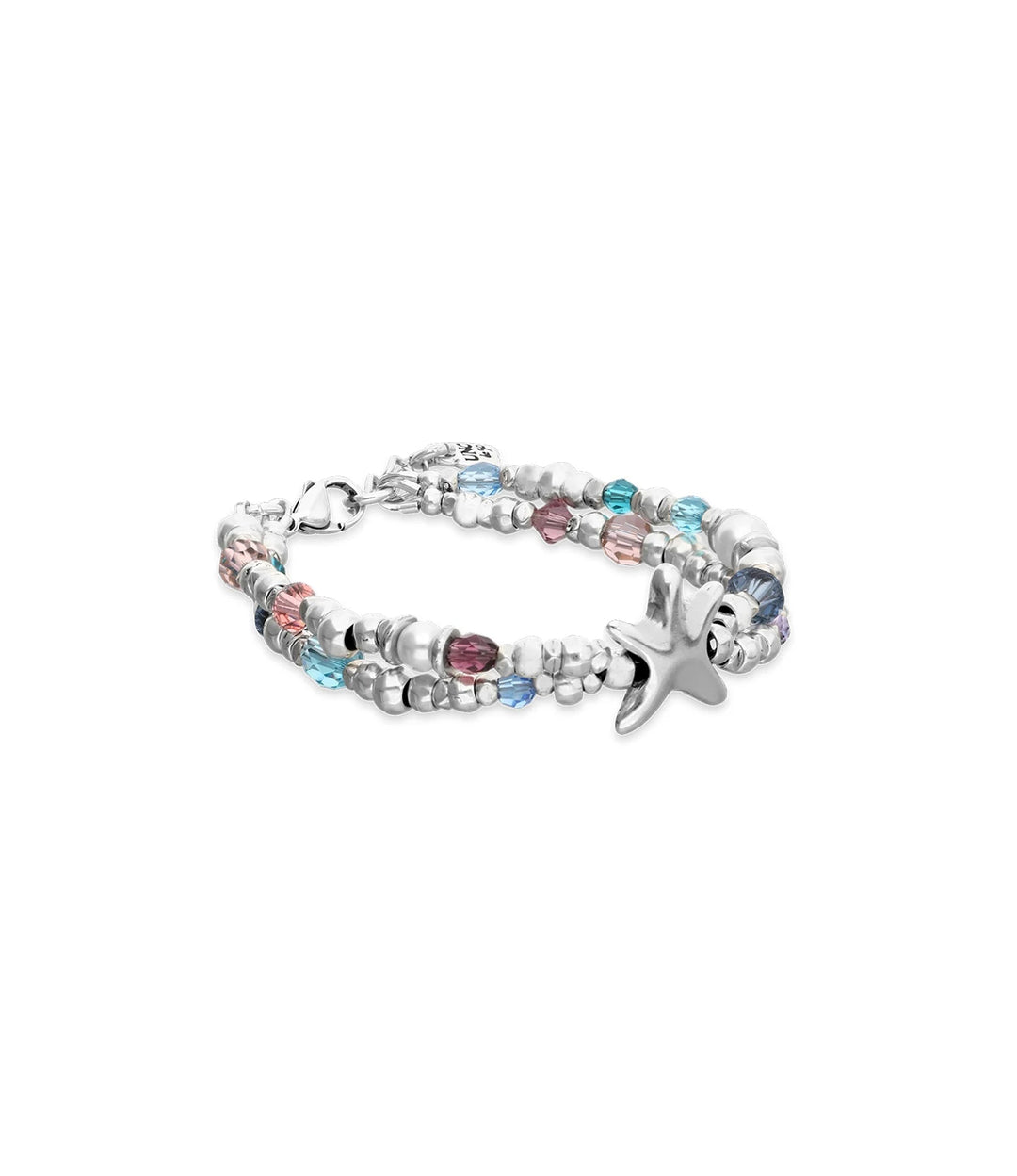 UNOde50 Bracelet Prisma Elastic Bracelet with Crystals and Starfish - MococoUNOde50PUL2658MCLMTL0MBracelets