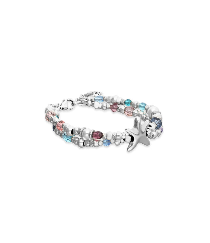 UNOde50 Bracelet Prisma Elastic Bracelet with Crystals and Starfish - MococoUNOde50PUL2658MCLMTL0MBracelets