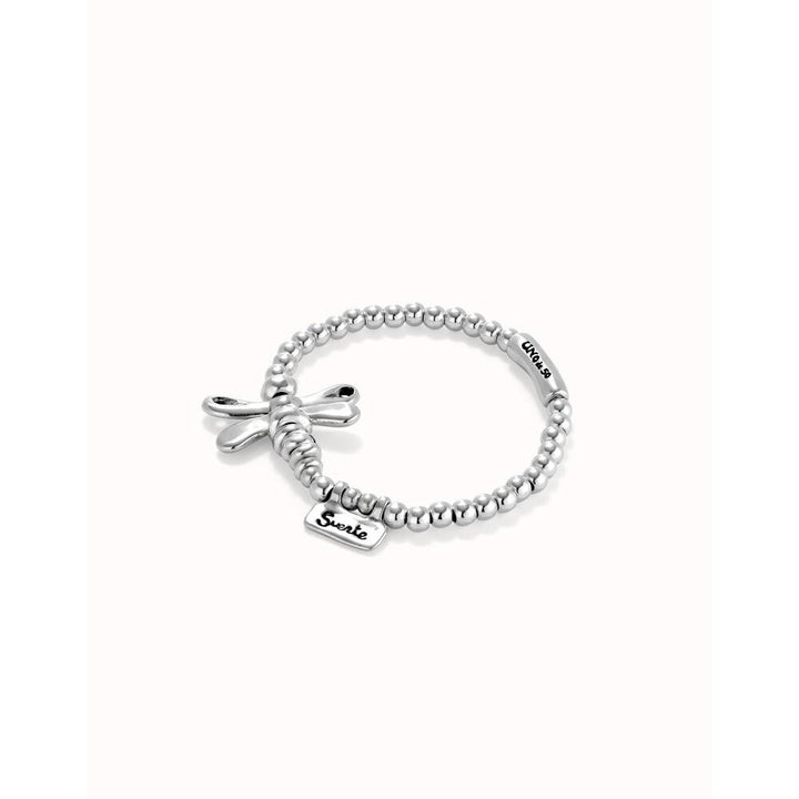 UNOde50 Elastic Bracelet With Sterling Silver - Plated Dragonfly - MococoUNOde50PUL2476MTL0000MBracelet